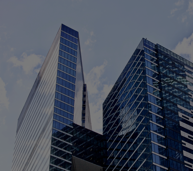 關鍵詞：智慧樓宇，玻璃幕墻建筑，城市地標，深圳市武智科技;描述：深圳市武智科技智慧樓宇解決方案中的玻璃幕墻建筑，展現城市智慧地標風貌